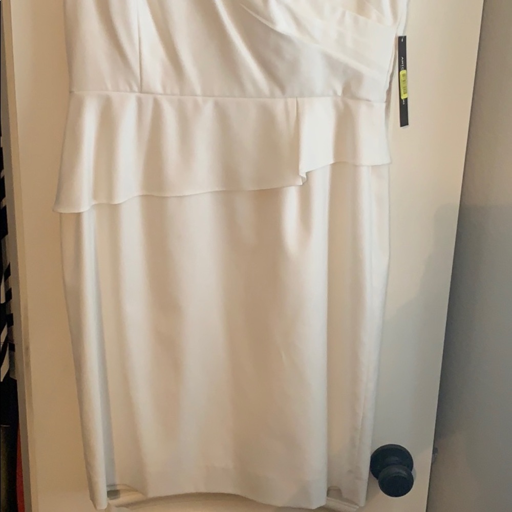 Antonio Melani white dress size 12 NWT - Picture 3 of 5